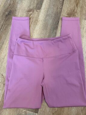 Mauve-Pink High Waist Leggings